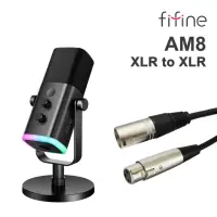 在飛比找momo購物網優惠-【FIFINE】AM8 錄音室等級 USB/XLR動圈式RG