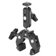 W/ Cold Shoe Super Clamp Camera Mount Adapter Super Camera Clamp Mount