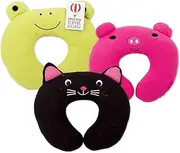 12 x Travel Neck Cushion 30x30cm For Kids - Assorted Designs - Wholesale Bulk Lot Deals