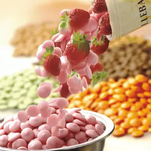 ㊝ ▛亞芯烘焙材料▟  嘉麗寶 草莓風味巧克力鈕扣 調溫巧克力 CALLEBAUT  100g 250g 500g