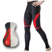 Men's Cycling Tights Bike Tights Mountain Bike MTB Road Bike Cycling Sports Geometic 3D Pad Breathable Quick Dry Moisture Wicking Green Yellow Spandex Clothing