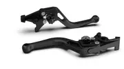 LSL Clutch lever BOW L66R, short, black pearl blasted/black
