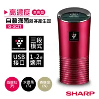 在飛比找PChome24h購物優惠-【夏普SHARP】高濃度車用型自動除菌離子產生器 IG-GC