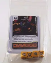 Marvel Dice Masters Uncanny X-Men UXM TOAD Set RARE UNCOMMON COMMON CUR + 4 DICE