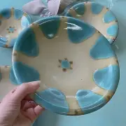 Okinawa Yachimun 7-inch platelarge plateNomoNomo Pottery FactoryChi From Japan