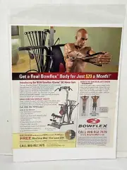 2007 Bowflex Revolution Home Gym Vintage Print Ad Weight Strength Training