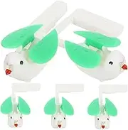RORPOIR 5pcs Cuckoo Clock Bird Replacement Parts with Realistic Sounds for DIY Repair and Wall Clock Decoration for Easy Installation and Use