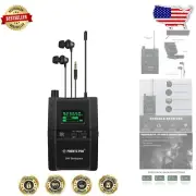 89 Frequencies Wireless Monitor Bodypack Receiver with Active Noise Cancellation
