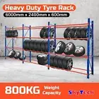 6M*2.4M Tyre Rack tyre shop Steel Garage Warehouse Storage Shelving Shelf 6024T4