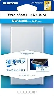 Elecom AVS-A23UCTCR Walkman A 2023 Case, Compatible with NW-A306 NW-A307, Soft Case, Ultra Clear