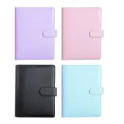 PU Leather Notebook Binder Budget Planner Organizer Cover Cash Pockets Sheets - A6