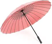 Portable Windproof Golf Umbrella 51 Inch Automatic Open Rain and Sun Umbrella Wooden Handle Portable Canopy Vented Umbrella for Men Women Business