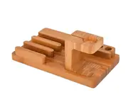 Creative Bamboo-Wood Trinity Mobile Phone Bracket Porous Watch Charging Base