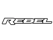 SET OF REBEL LOGO (DODGE RAM TRUCK DECALS) U PICK Custom ColorS