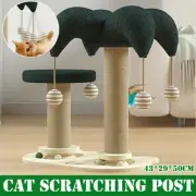 Cat Scratching Post Toy Turntable Climbing Frame Board Interactive Furniture