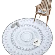 Nordic Style Round Decorative Carpet Area Rug Foot Door Hanging Basket Mat 3 Rugs