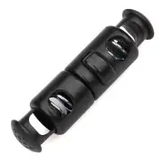 2 Hole Rotating Detachable Cord Lock Stoppers For Rope, Cord, Twine, & String