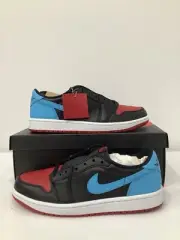 Nike Air Jordan 1 Low OG Black Gym Red Blue Shoe Sneaker CZ0775-046 Women 6.5
