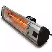 Electric Outdoor Infrared Quartz Portable Space Heater Wall/Ceiling Mount Remote