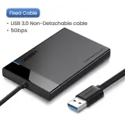 2.5" USB C Hard Drive Enclosure USB 3.1 to SATA III External HDD Case UASP
