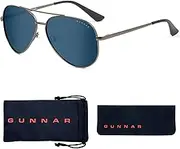 GUNNAR Gaming and Computer Eyewear/Maverick Sunglasses - Patented Lens, Reduce Digital Eye Strain, Block 90% of Harmful Blue Light