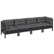 Modular Segments Garden Lounge Sofa Set Outdoor Furniture Setting With Cushions