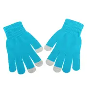 2 Pair Gloves Winter Warmer Washable Touch Screen Mittens LAKEBLUE COLOR