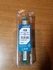 Crucial CT51272BV1339 4GB, 240-pin DIMM DDR3 PC3-10600 Memory Module Low profile