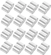 Gadpiparty Cable Splices Elastic Cords Aluminum Crimp Terminals 25pcs Ferrule Connectors for Ropes