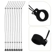 10 Pcs Signature Pen Anti-lost Rope Lanyard Elastic Stretch Cords Ropes