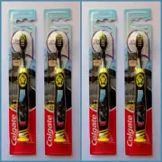 (Pack Of 4) Colgate Toothbrush Batman 5+ Kids Children Suction Cup Extra Soft