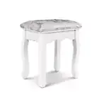 Dressing Table Stool Bedroom White Make Up Chair Fabric Furniture