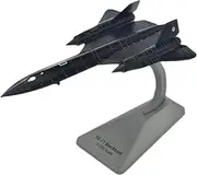 Replica Pre-Build Aircraf Scale Aircraft Model1:200 for Cast Metal Alloy Air Force Aircraft Blackbird SR-71 Reconnaissance AircraftSR71 Enthusiasts Desktop Display Decorations Collection Gift Display