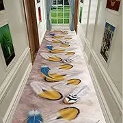 Carpet, Contemporary Passage Runner Rug for Hallway, Floor Decor Decor Mat for Stairs Doorway Anti-Slip,1m x 2.5m