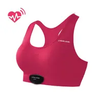 在飛比找PChome24h購物優惠-【CABALLERO】女款心跳感測短版運動背心 桃紅