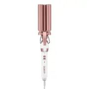 Conair Double Ceramic 3 Barrel Curling Iron, Hair Waver, Create Beachy Waves