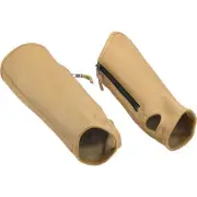 Leather Arm Chaps, Tan, Extended Small