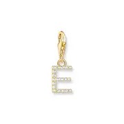 Buy Charm Pendant letter E gold plated by Thomas Sabo online - THOMAS SABO Australia