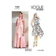 Vogue Designer Sewing Pattern 1861, Badgley Mischka Dress, Size 8 - 16 NEW
