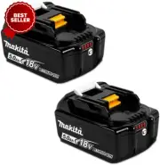 TWIN PACK (191C12-3) GENUINE Battery 5.0AH 18V LXT LI-ION LED GAUGE BL1850B-L