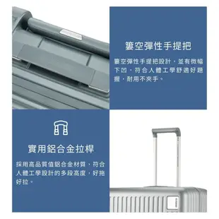 AT美國旅行者 行李箱推薦 出國旅行箱 24吋 超輕量框架 一點式鎖扣-QI9-LOCKATION 授權經銷商