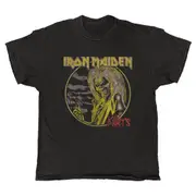 Iron Maiden - Killers Recoloured with Clouds - Black Vintage T-shirt