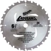 Milwaukee 48-40-4108 6-1/2" X 24 Teeth Thin Kerf Framing Saw Blade NEW- 2 Pack