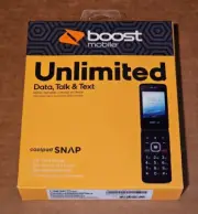 BOOST MOBILE Coolpad SNAP Flip Phone - 4G LTE - Black - **BRAND NEW/SEALED**