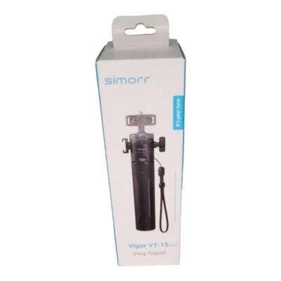 simorr Vigor VT-15 Black Vlog Tripod 3599