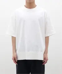 在飛比找誠品線上優惠-JS/Silk-textured Tee with Slit