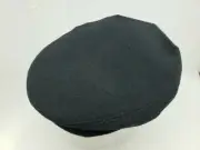 BAILEY LORD BLACK WOOL FLAT CAP MADE IN ITALY