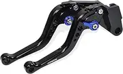 Short Brake Clutch Lever Set Compatible with CFMOTO 450MT 650MT 700MT 800MT 700CL-X 650NK 650GT 650TR-G, CNC Aluminum Alloy Made (Blue)