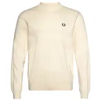 在飛比找momo購物網優惠-【FRED PERRY】男款 刺繡品牌LOGO 長袖針織衫-