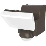 DEFIANT Bronze Single Battery Motion Sensor Integrated LED Flood Light 500 Lumen